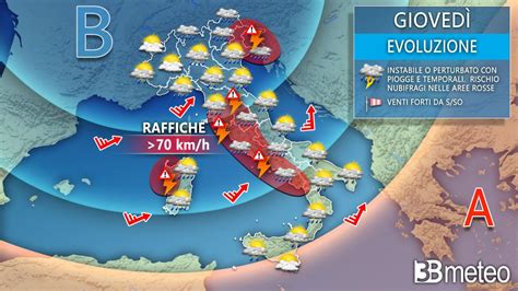 Avviso Meteo Tra Giovedì E Venerdì Rischio Forti Temporali E Nubifragi