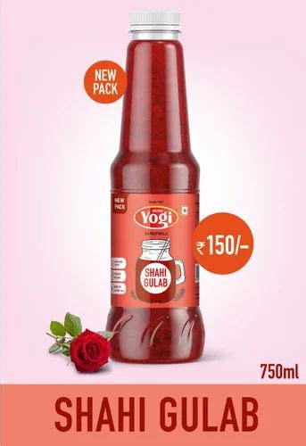 Yogi Rose Shahi Gulab Syrup Packaging Size Ml Packaging Type