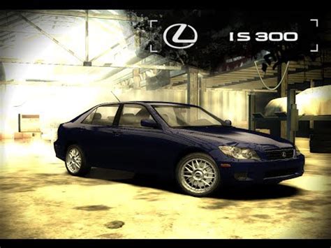 Nfs Most Wanted Carrer Blacklist Taz Lexus Is Youtube