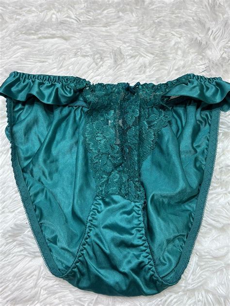 VIntage Second Skin Nylon Hi Cut Bikini Panties Size Gem