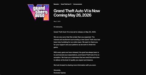 Here’s Why the Year-Long ‘GTA 6’ Delay Feels So Bad - Rockstar’s ...