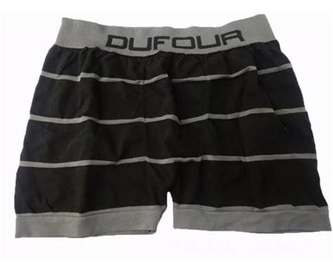 Pack X6 Boxer Dufour 11881 Sin Costura Algodon Rayado Tutim Cuotas