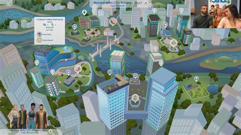 Les Sims Vie Citadine R Cap Du Stream N Plan De La Ville