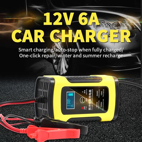 Full Automatic Car Battery Charger V A Heavy Duty Fast Power