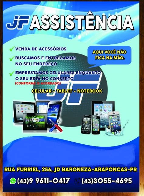 Eletrônica Arapongas Consertos E Assistencia Técnica - JF Assistência de Celulares | Arapongas PR