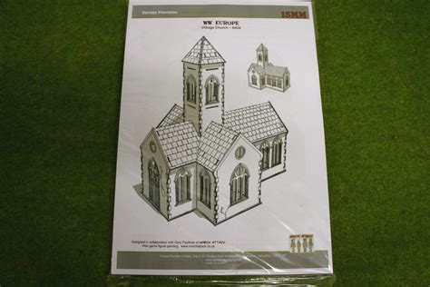 Ww2 Village Church 15mm Building Sarissa Precision N524 Arcane