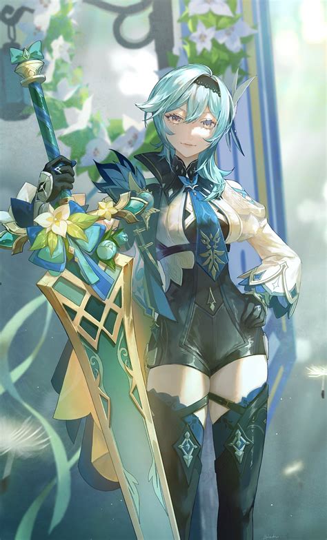 Eula Lawrence Genshin Impact Image By Mizuku Hei 4004542