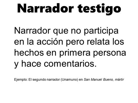 Ejemplos De Narrador Testigo En Primera Persona Ejemplo Interesante Porn Sex Picture