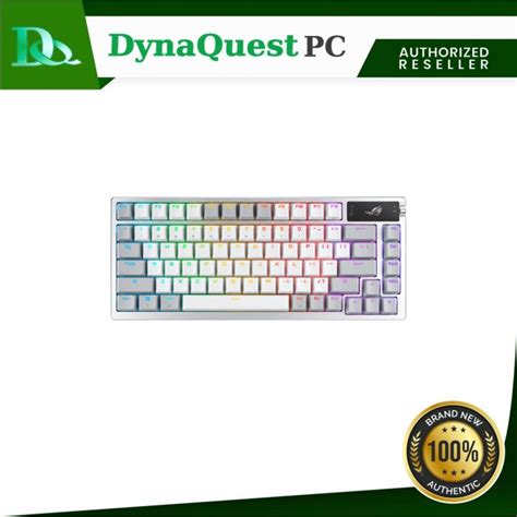 Asus Rog Azoth Nx Storm Blue Keys Custom Hot Swappable Wireless Mechanical Gaming Keyboard M