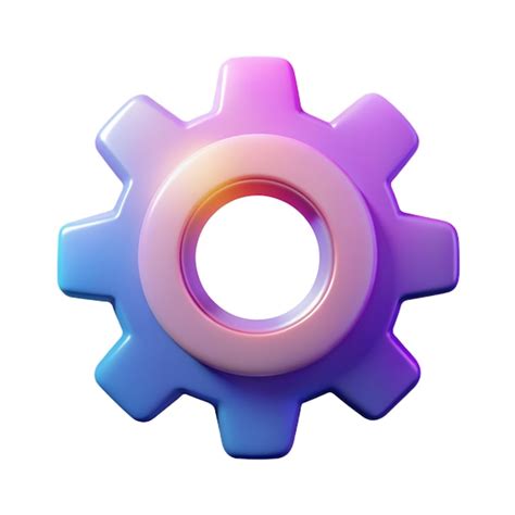 Setting 3D setting icon 3D setting symbol 3D setting image | Premium AI ...