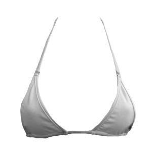 Nano Solid Angel White Bikini Top Micro Gigi