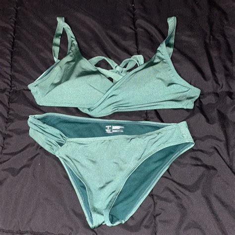 Adore Me Swim Adore Me Green Bikini Swim Set Poshmark