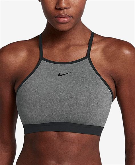 Nike Pro High Neck Racerback Low Impact Sports Bra Macy S