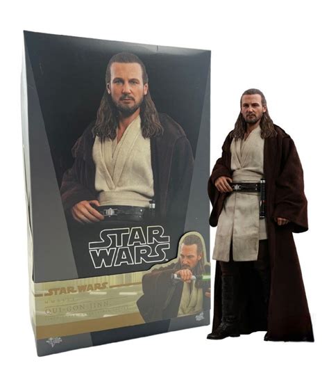 Hot ToyS MMS Star Wars Episode The Phantom Menace Qui Gon Jinn Hobbies Toys Toys