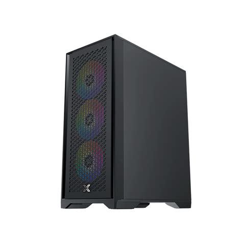 Vỏ Case Xigmatek LUX S Arctic 3FX Mid Tower Màu Đen