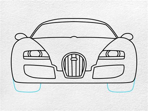 how to draw a bugatti veyron
