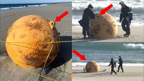 Jap N La Misteriosa Bola Gigante Hallada En Una Playa Al Suroeste De