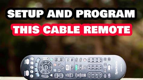 How to program Spectrum Remote to Cable Box