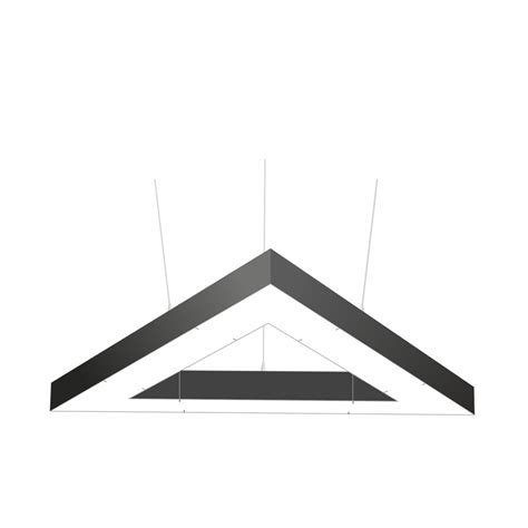 triangle led linear hanging light