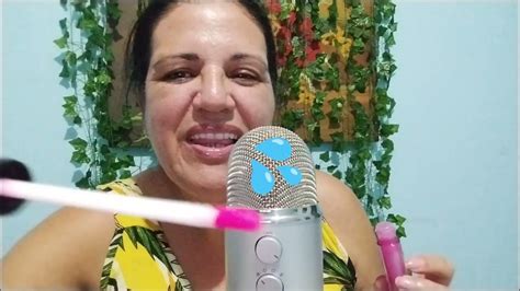 Asmr Sons De Boca Com Gloss Bem Lento Ou Muito Rápido Relaxem Youtube