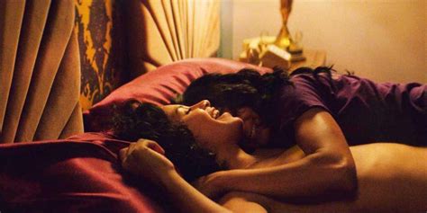 Shakira Barrera Sunita Mani Nude Lesbian Scene From GLOW Scandal Planet