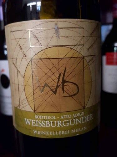 Kellerei Meran Weissburgunder Vivino Us