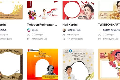 21 Link Twibbon Hari Kartini 21 April 2022 Desain Terbaru Dan