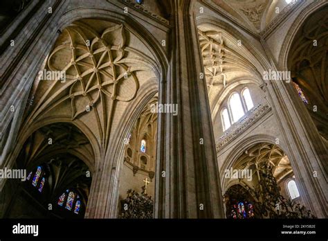 Interior of the Segovia Cathedral in Spain Stock Photo - Alamy