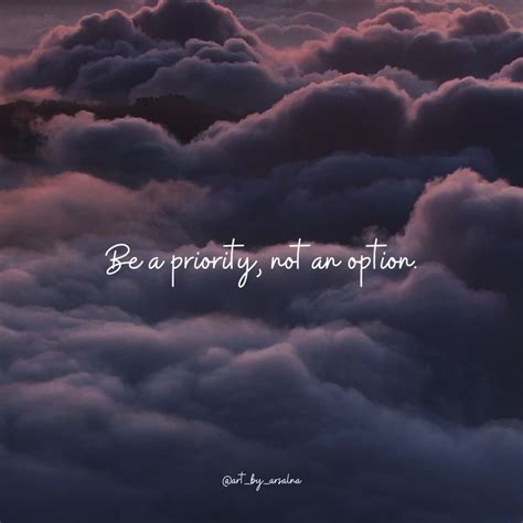 Be A Priority Not An Option