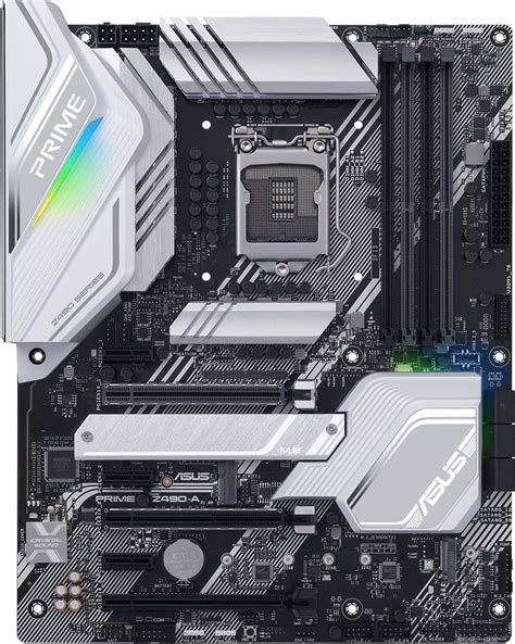 ASUS Prime Z490-A Intel Z490 Comet Lake LGA1200 ATX Desktop Motherboard ...
