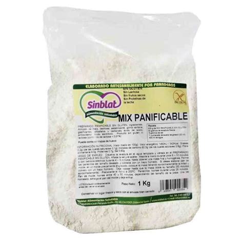 Mix Harina Panificable Sin Gluten Sinblat Kg Vivo Natural