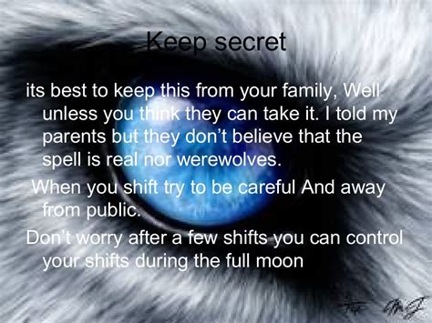 Werewolf spell