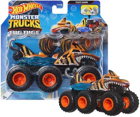 Hot Wheels Monster Trucks Big Rigs Ko Owa Ci Ar Wka Tiger Shark Hwn Allegro Pl