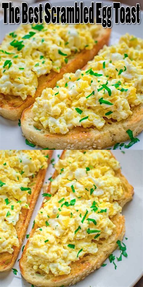 Scrambled egg toast – Artofit