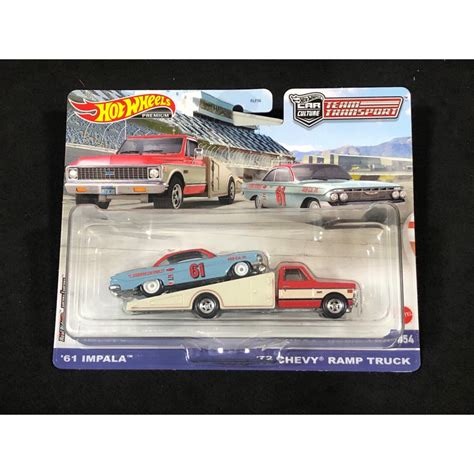 風火輪 hot wheels 汽車文化 運輸車 impala chevy ramp truck 精裝 膠胎 蝦皮購物