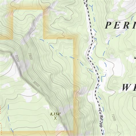 Durango West, Colorado 7.5 Minute Topographic Map by Apogee Mapping ...