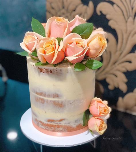 Semi Naked Rose Cake Soiree
