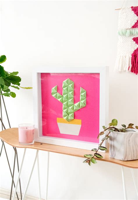 Make This: Easy DIY Origami Wall Art in Under 30 Minutes! - Curbly