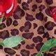 Musera Resort Cherry Leopard Print Ribbon Bikini Top Summer Beach Vacation Ibiza Holiday Y K