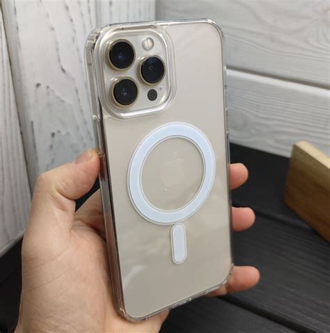 Чехол прозрачный MagSafe Clear Case на iPhone 13 Pro Max/ 13 Pro/ 13: ...