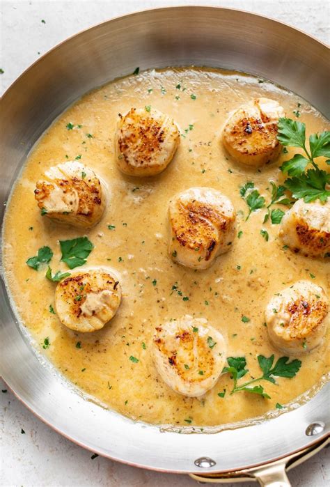 These Pan Seared Scallops Are Elegant And Simple To Make The Creamy