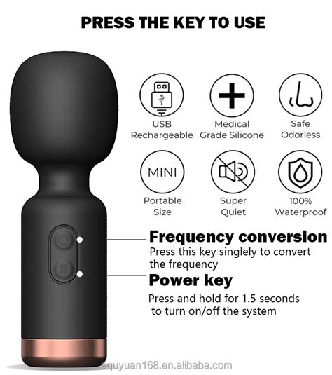 Hot Selling Mini Av Wand Clitoris Vibrator Sex Toy For Woman G Spot Dildo 10 Frequency Vibrator