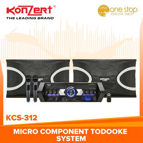 Konzert Original Micro Component Todooke System Amplifier With Speakers