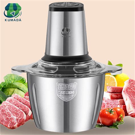 Jual Blender Penggiling Daging Stainless L Chopper Serbaguna