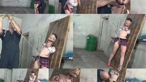 Neighbor Girl Hung By Her Bound Tits And Stretched Out By A Brutal Crotch Rope WMV 3000kbps