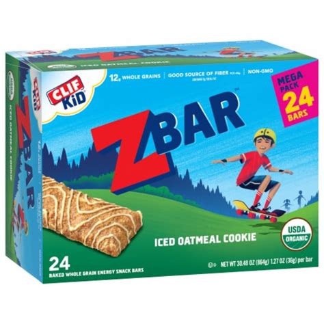 Clif Kid™ Zbar Iced Oatmeal Cookie Granola Bar 24 Pk Fred Meyer