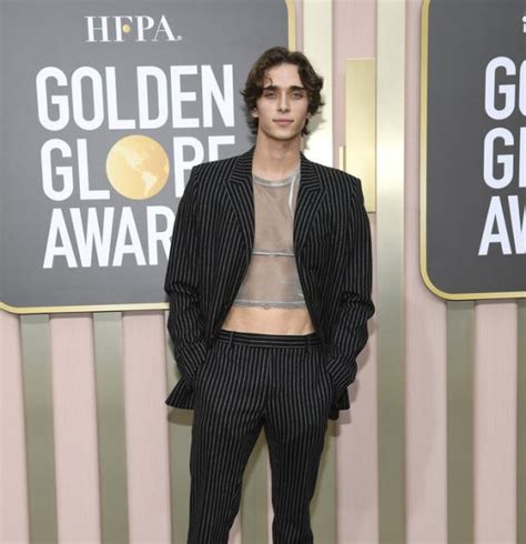 Josh Richards Arrives At 2023 Golden Globe Awards Ceremony (Special Look)