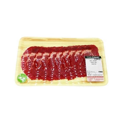 Sliced Beef Ribeye Roll Per Lb Instacart