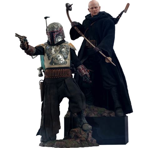 Star Wars The Mandalorian Boba Fett Deluxe 1 6th Scale Hot Toys Action Figure 2 Pack By Hot