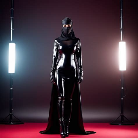 A Hot Woman In Latex Niqab Full Body View Prompts Stable Diffusion Online